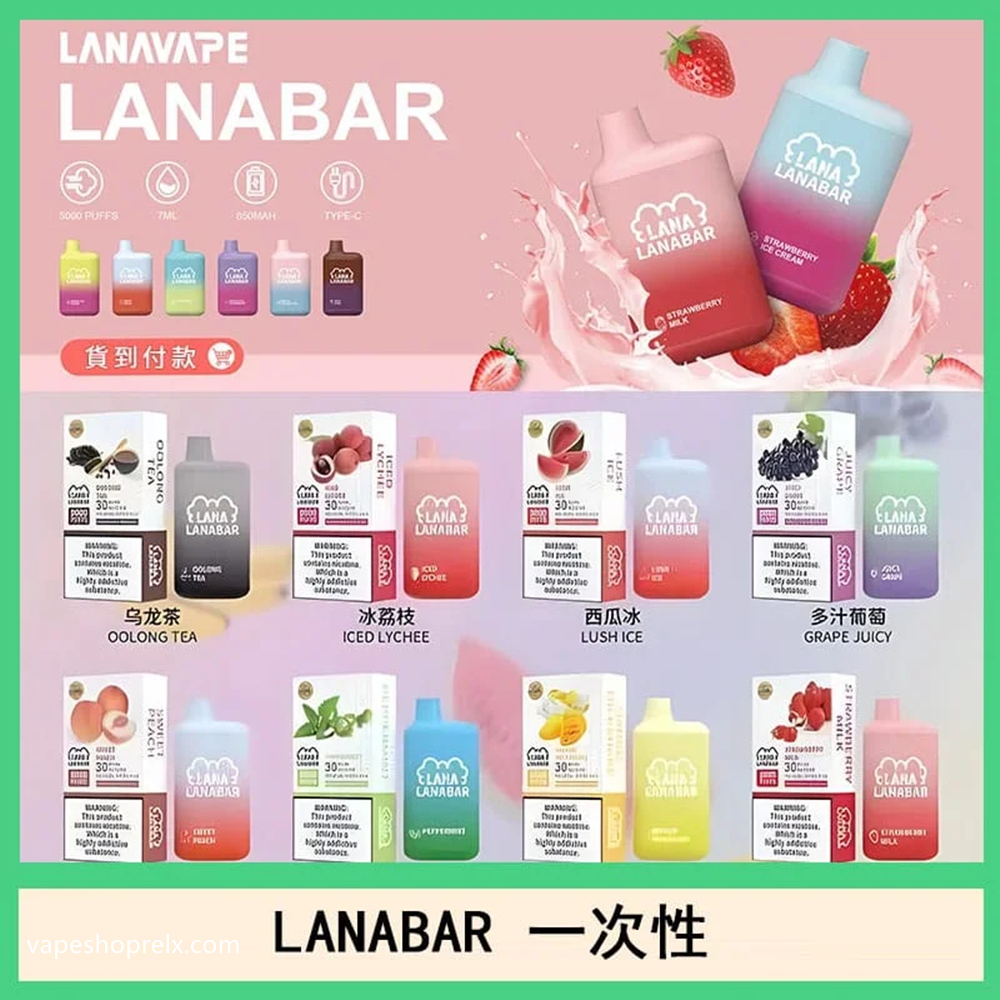 LANA 5000口拋棄式電子煙